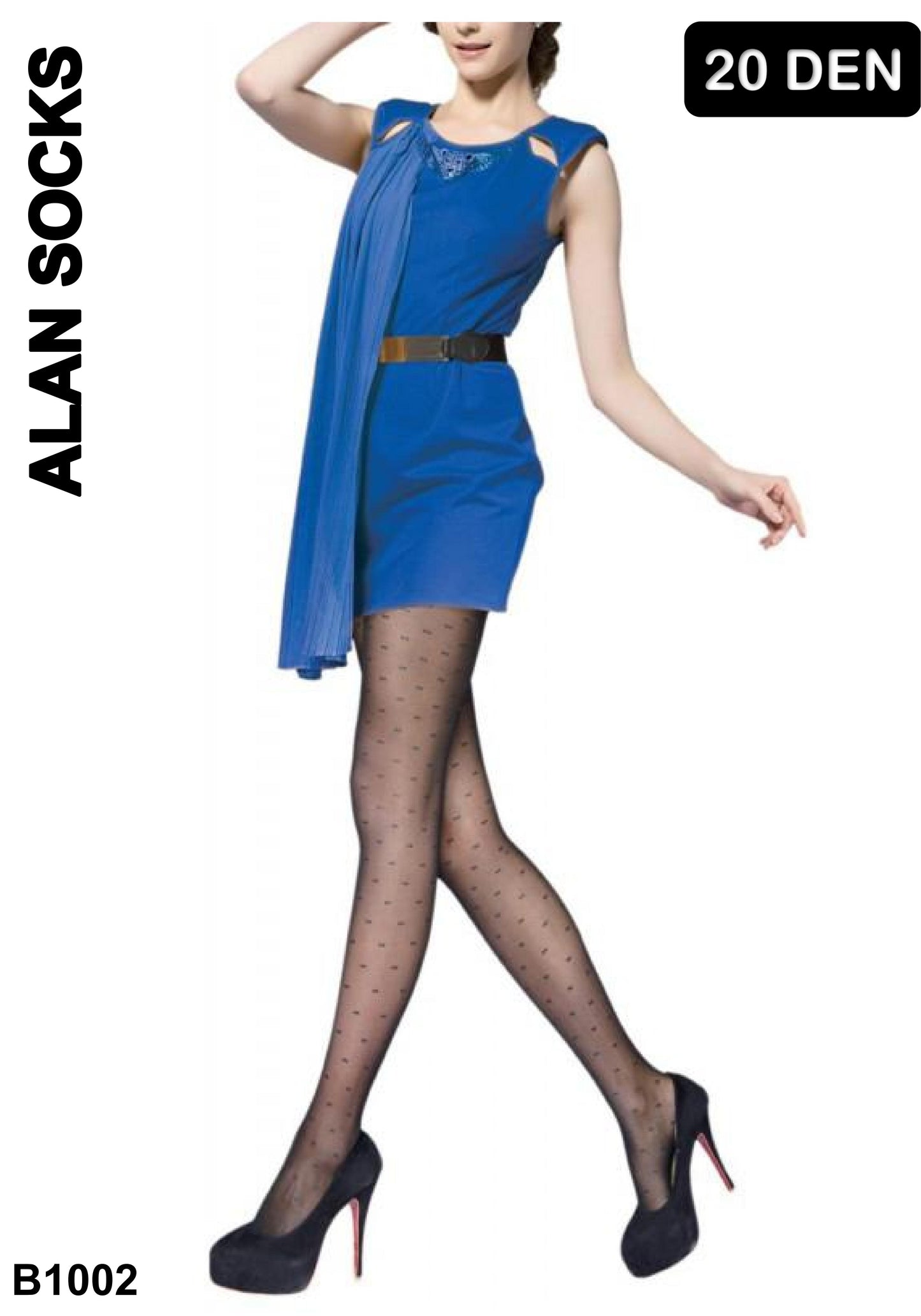 Alansocks collant 20 den moda - B1002