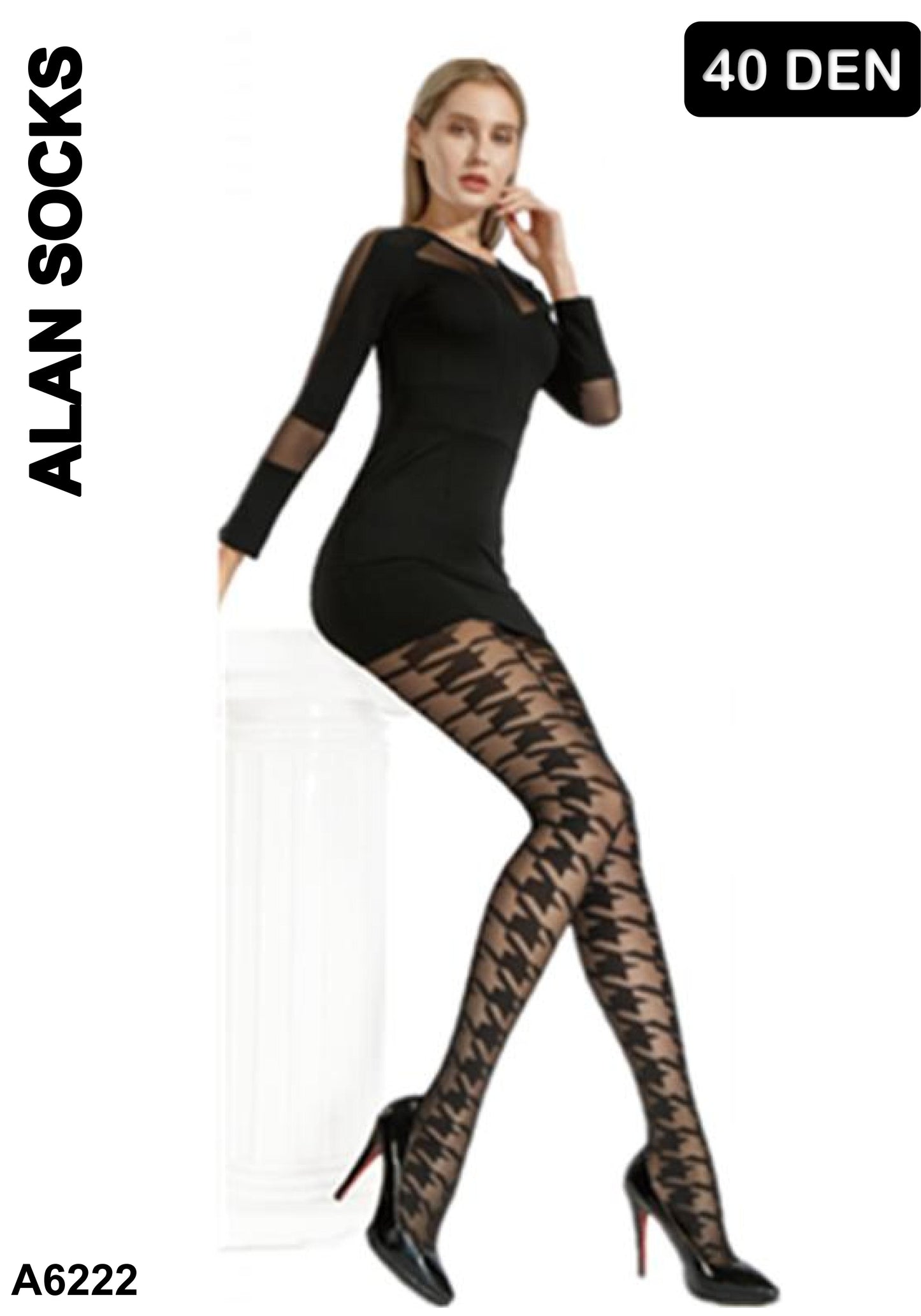 Alansocks collant 40 den moda - A6222