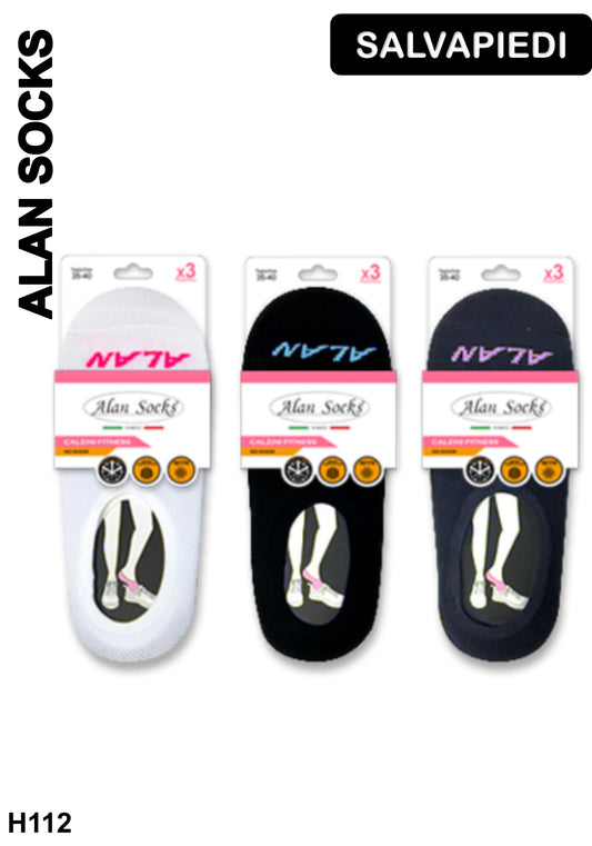 Alansocks salvapiede da donna 3 paia - H112