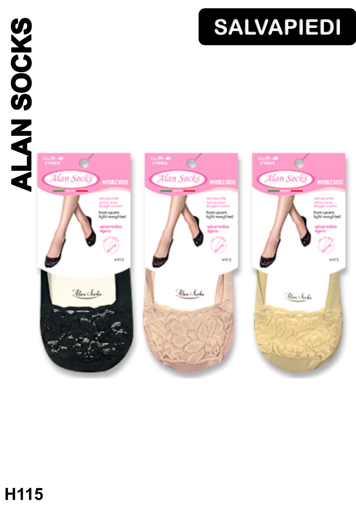 Alansocks salvapiede da donna 1 paia - H115