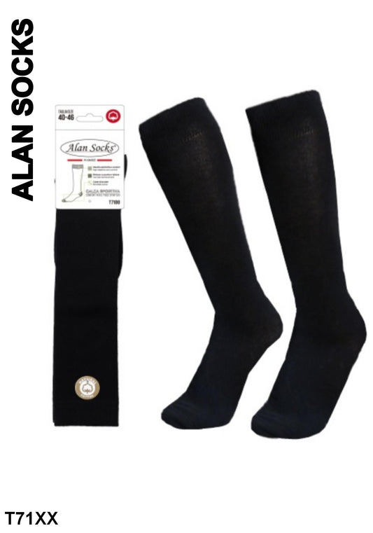 Alansocks calze di cotone gambaletto da 1 paia - T7XXX