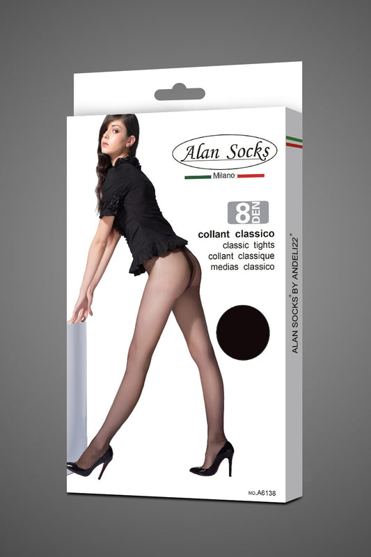 Alansocks collant 8 den classico - A6138