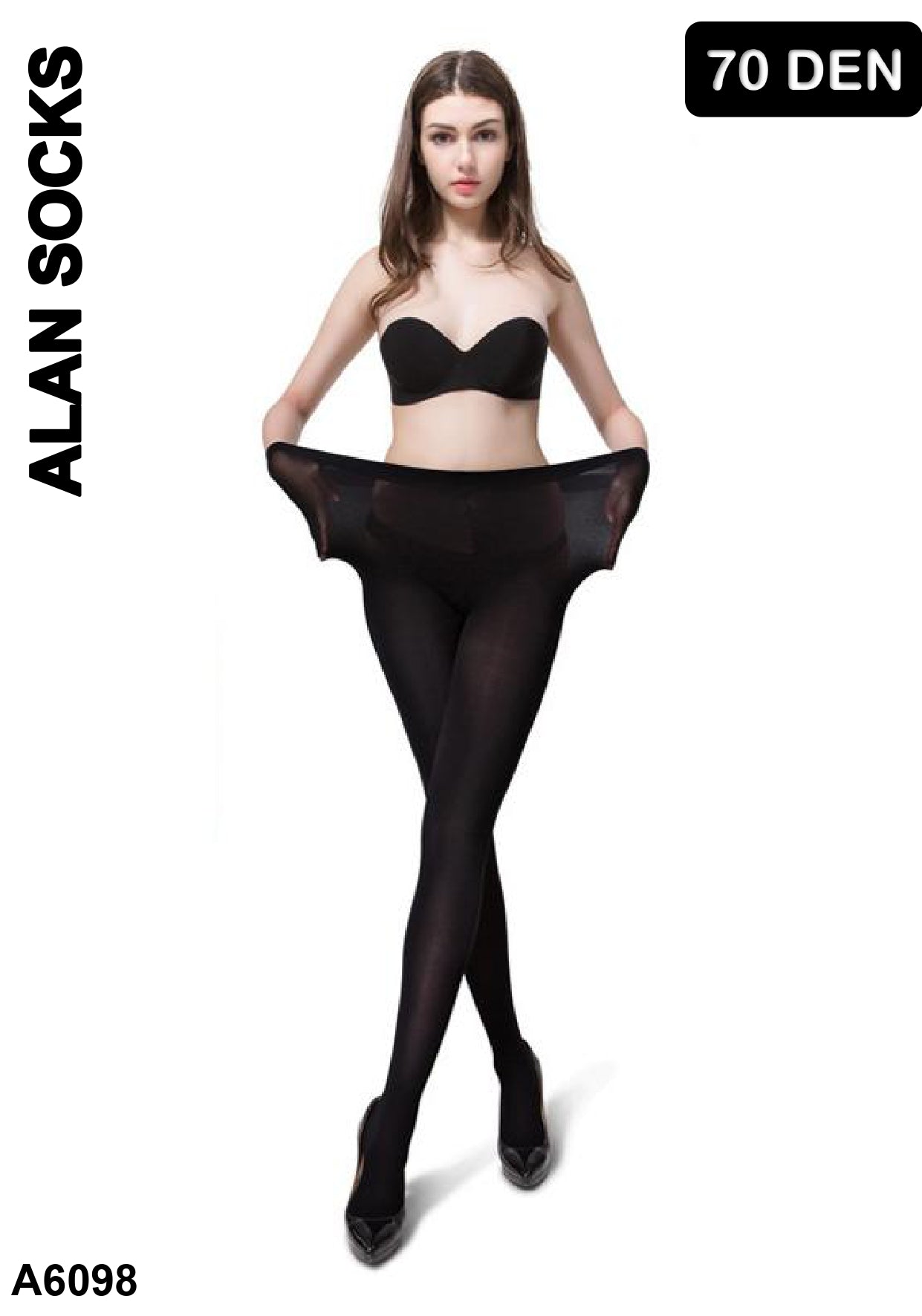 Alansocks collant 70 den super elasticizzato - A6098