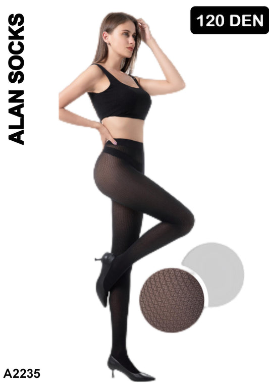 Alansocks collant 120 den moda - A2235
