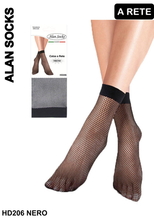 Alansocks calzini corti a rete da 1 paia - HD206