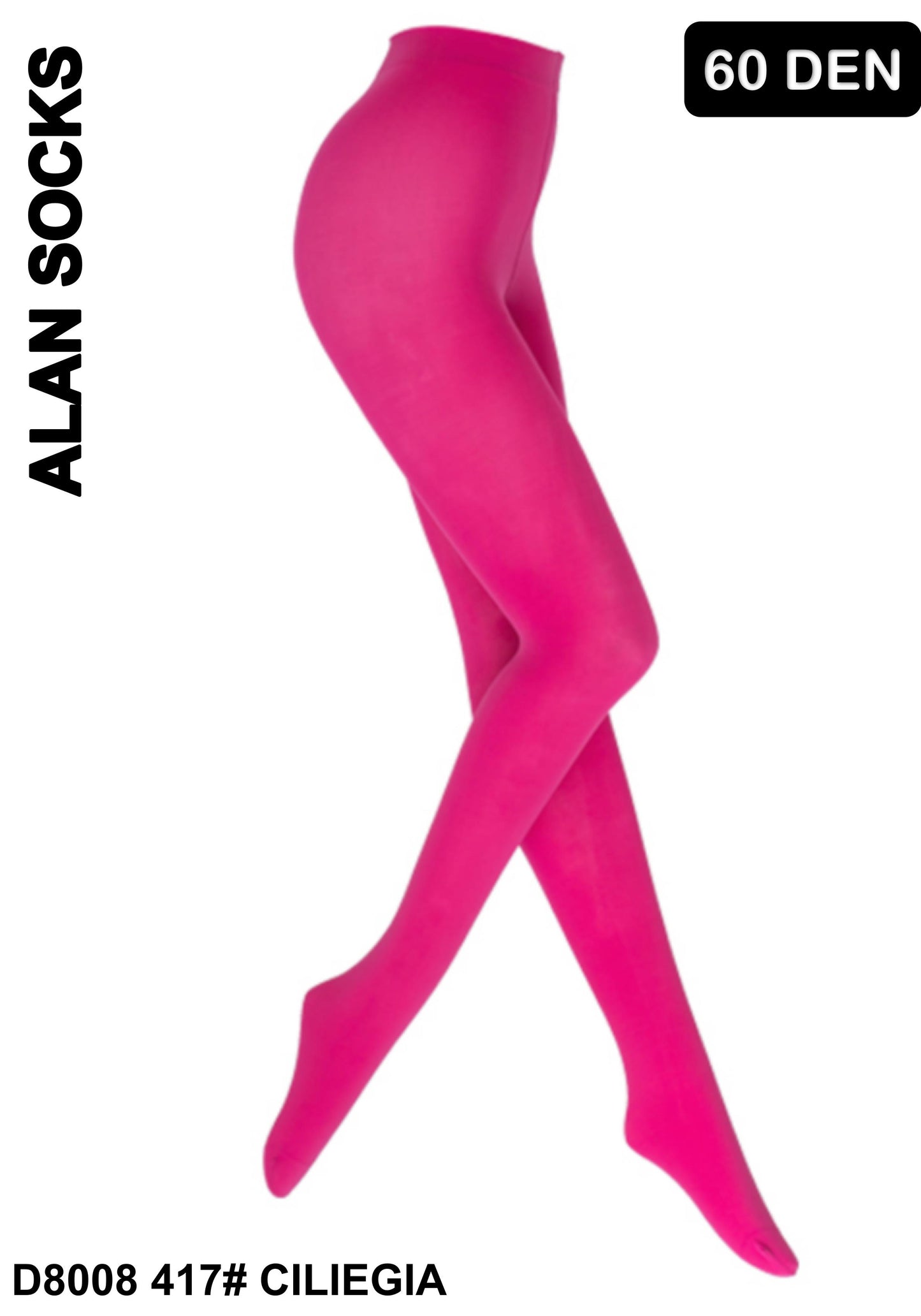 Alansocks collant 60 den colorato - D8008