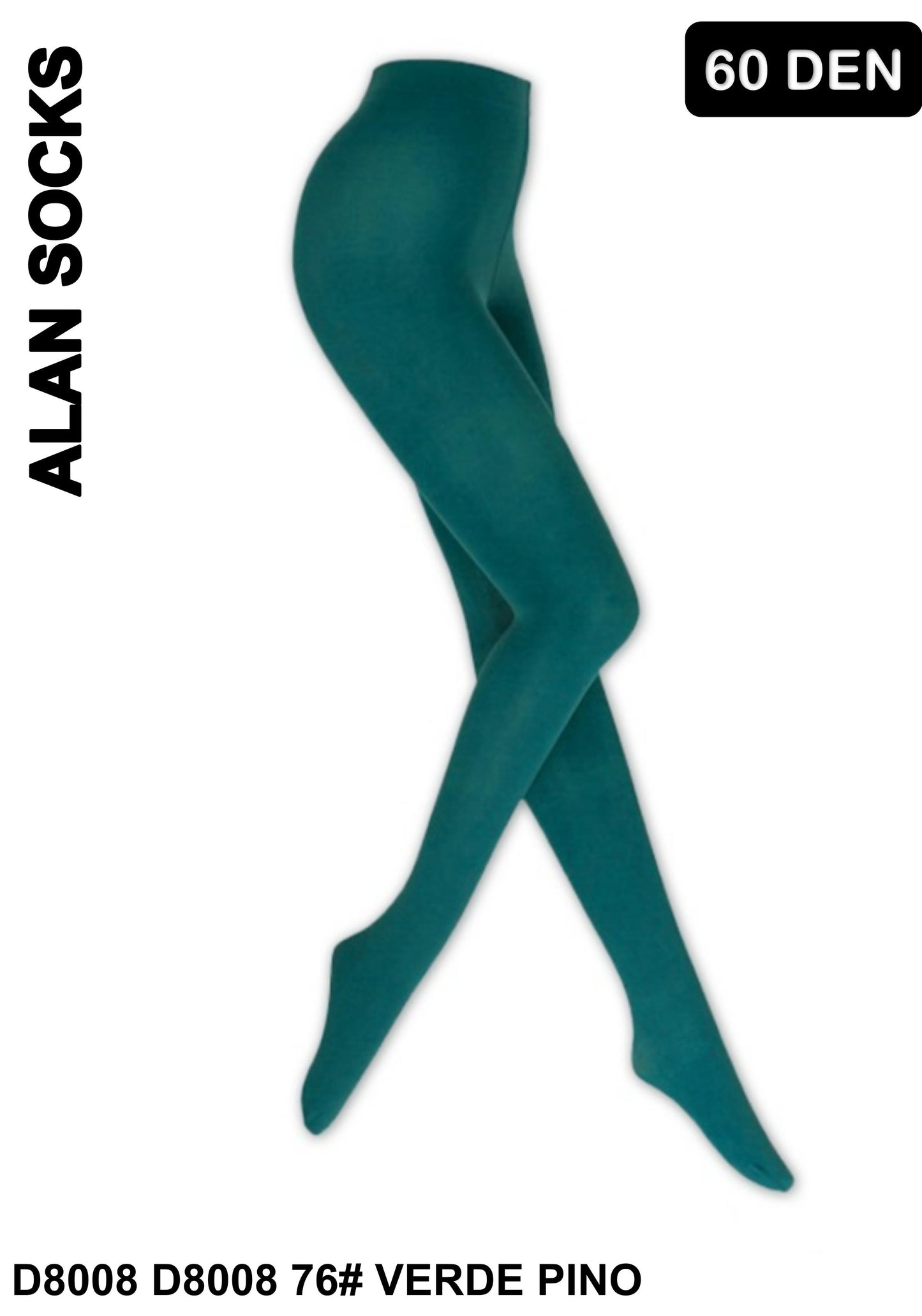 Alansocks collant 60 den colorato - D8008