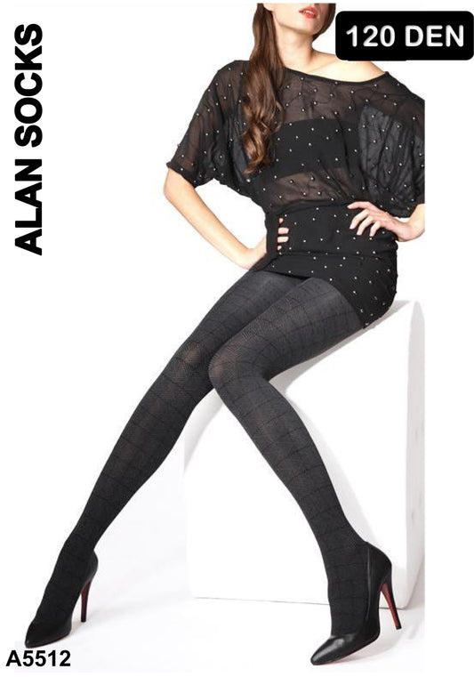 Alansocks collant 120 den moda - A5512