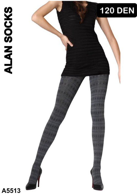 Alansocks collant 120 den moda - A5513