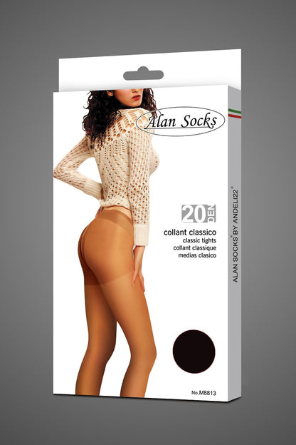 Alansocks collant 20 den classici a vita alta - M8813