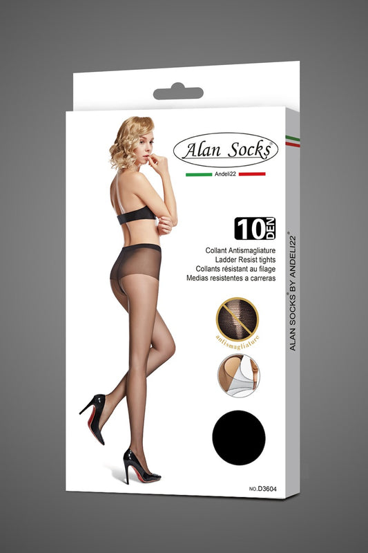 Alansocks collant 10 den anti-smagliature - D3604